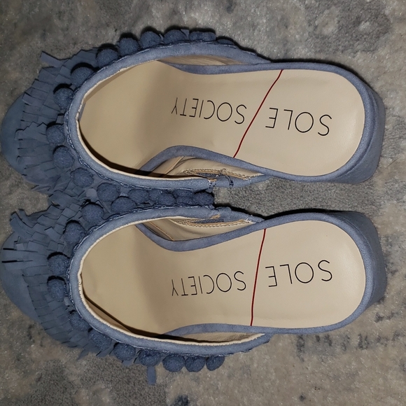 NWOT Sole Society Harriet Fringe Mule - Picture 4 of 4
